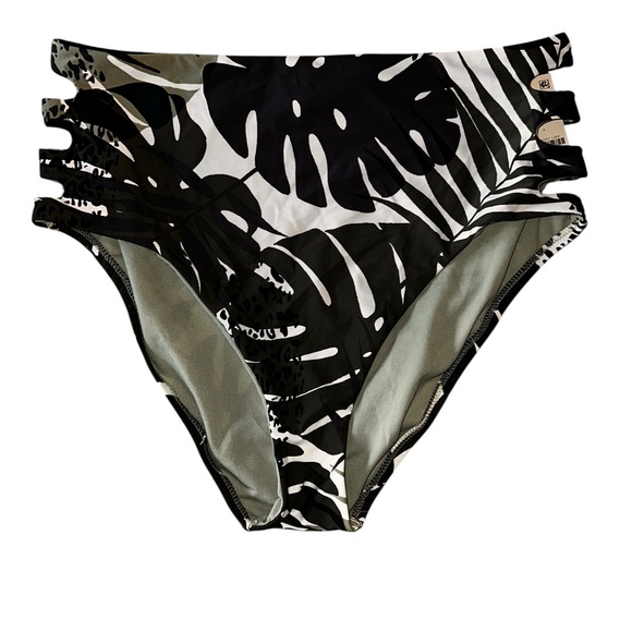 NWT Leaf Print Bikini Bottom - Picture 6 of 6